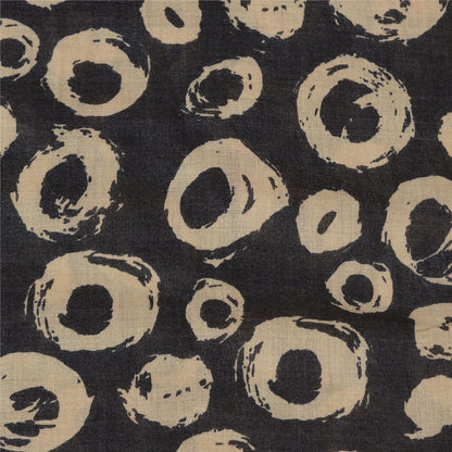 Sanskriti Vintage Red/Black Indian Sarees Pure Silk Hand-Woven Sari Craft Sustainable Fabric