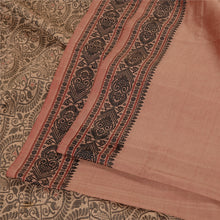 Load image into Gallery viewer, Sanskriti Vintage Peach Sarees Blend Cotton Woven Premium Sari Craft 5 YD Fabric
