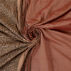 Sanskriti Vintage Peach Sarees Blandet Bomuld Vævet Premium Sari Håndværk 5 Yards Bæredygtigt Stof