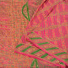 Sanskriti Vintage Pink Sarees 100% Pure Silk Hand Embroidered Sari Craft Sustainable Fabric