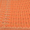 Sanskriti Vintage Orange Indian Sarees 100% Pure Silk Woven Sari 5 YD Sustainable Fabric