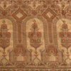 Sanskriti Vintage Cream Indian Sarees Blend Silk Woven Premium Sari 5 YD Sustainable Fabric