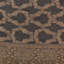 Load image into Gallery viewer, Sanskriti Vintage Grey Sarees 100% Pure Silk Woven Cultural Sari Craft Fabric
