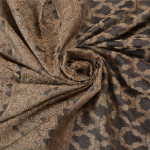 Load image into Gallery viewer, Sanskriti Vintage Grey Sarees 100% Pure Silk Woven Cultural Sari Craft Fabric
