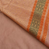 Sanskriti Vintage Pink Indian Sarees Blend Silk Woven Premium Sari Craft Sustainable Fabric