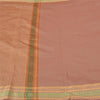 Sanskriti Vintage Pink Indian Sarees Blend Silk Woven Premium Sari Craft Sustainable Fabric