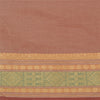 Sanskriti Vintage Pink Indian Sarees Blend Silk Woven Premium Sari Craft Sustainable Fabric
