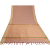 Sanskriti Vintage Pink Indian Sarees Blend Silk Woven Premium Sari Craft Sustainable Fabric