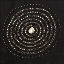 Load image into Gallery viewer, Sanskriti Vintage Black Sarees Pure Crepe Silk Embroidered Premium Sari Fabric
