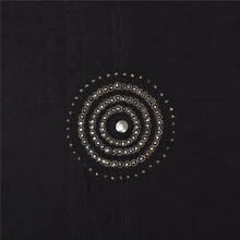 Load image into Gallery viewer, Sanskriti Vintage Black Sarees Pure Crepe Silk Embroidered Premium Sari Fabric
