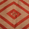 Sanskriti Vintage Orange Sarees 100% Pure Silk Woven Premium Sari Craft Sustainable Fabric