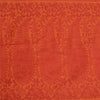 Sanskriti Vintage Orange Sarees Blend Silk Woven Premium Sari Craft 5 YD Sustainable Fabric