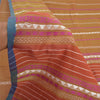 Sanskriti Vintage Heena-Green Sarees Blend Silk Hand-Woven Begumpuri Sari Sustainable Fabric