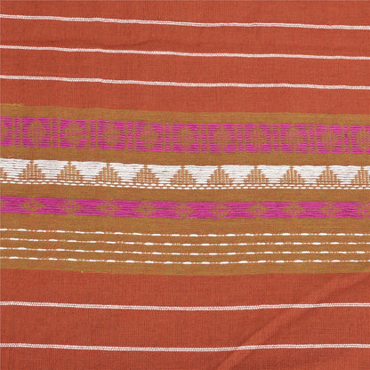 Sanskriti Vintage Heena-Green Sarees Blend Silk Hand-Woven Begumpuri Sari Sustainable Fabric