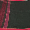 Sanskriti Vintage Green/Pink Sarees Pure Cotton Hand-Block Printed Sari Sustainable Fabric