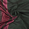 Sanskriti Vintage Green/Pink Sarees Pure Cotton Hand-Block Printed Sari Sustainable Fabric