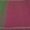 Sanskriti Vintage Purple/Green Sarees 100% Pure Silk Woven Premium Sari Sustainable Fabric