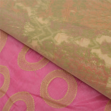 Load image into Gallery viewer, Sanskriti Vintage Pink/Ivory Sarees 100% Pure Silk Woven Premium Sari Fabric
