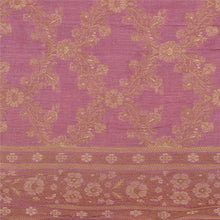Load image into Gallery viewer, Sanskriti Vintage Pink Indian Sarees 100% Pure Silk Woven Premium Sari Fabric
