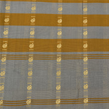 Load image into Gallery viewer, Sanskriti Vintage Grey Indian Sarees 100% Pure Silk Woven Premium Sari Fabric
