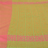 Sanskriti Vintage Pink/Green Sarees 100% Pure Silk Woven Premium Sari Sustainable Fabric