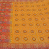 Sanskriti Vintage Saffron/Red Sarees 100% Pure Silk Woven Premium Sari Sustainable Fabric