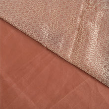 Load image into Gallery viewer, Sanskriti Vintage Dark Peach Sarees 100% Pure Silk Woven Baluchari Sari Fabric

