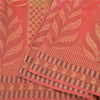 Sanskriti Vintage Pink Indian Sarees 100% Pure Silk Woven Sari Craft Sustainable Fabric