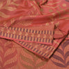 Sanskriti Vintage Pink Indian Sarees 100% Pure Silk Woven Sari Craft Sustainable Fabric