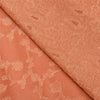 Sanskriti Vintage Peach Indian Sarees 100% Pure Silk Woven Sari 5 YD Sustainable Fabric