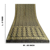 Sanskriti Vintage Black Indian Sarees Blend Silk Woven Premium Sari Craft Sustainable Fabric