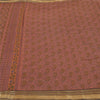 Sanskriti Vintage Pink Sarees Pure Cotton Block Printed Kota Doria Sari Sustainable Fabric