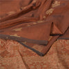 Sanskriti Vintage Copper Indian Sarees Blend Silk Woven Premium Sari Sustainable Fabric