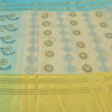 Load image into Gallery viewer, Sanskriti Vintage Multicolor Sarees 100% Pure Cotton Handmade Kantha Sari Fabric
