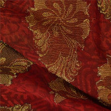 Load image into Gallery viewer, Sanskriti Vintage Red Bollywood Sarees Pure Georgette Silk Woven Sari Fabric
