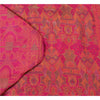 Sanskriti Vintage Pink Sarees 100% Pure Silk Woven Premium Sari Craft Sustainable Fabric
