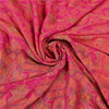Sanskriti Vintage Pink Sarees 100% Pure Silk Woven Premium Sari Craft Sustainable Fabric