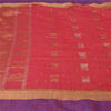 Sanskriti Vintage Dark Red/Purple Sarees Cotton Silk Woven Premium Sari Sustainable Fabric
