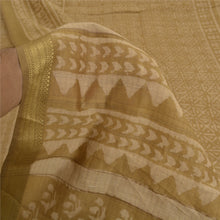 Load image into Gallery viewer, Sanskriti Vintage Green Sarees Pure Cotton Hand-Block Print Sari Craft Fabric
