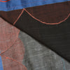 Sanskriti Vintage Black/Grey Sarees Pure Cotton Embroidered Woven Sari Sustainable Fabric