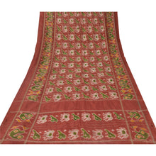Load image into Gallery viewer, Sanskriti Vintage Ethnic Saree 100% Pure Silk Fabric Ikat Woven Work Patola Sari
