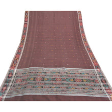 Load image into Gallery viewer, Sanskriti Vintage Sambalpuri Ikat Sarees Handwoven Blend Cotton Sari Fabric
