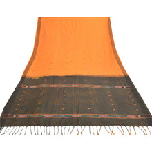 Load image into Gallery viewer, Sanskriti Vintage Sambalpuri Ikat Sarees Handwoven Blend Cotton Sari 5 YD Fabric
