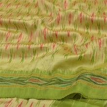 Load image into Gallery viewer, Sanskriti Vintage Cream Saree 100% Pure Silk Ikat Woven Work Patola Ikat Sari
