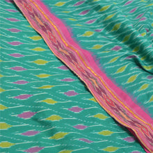 Load image into Gallery viewer, Sanskriti Vintage Pochampally Sarees Hand Woven Ikat Pure Silk Sari Craft Fabric
