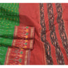 Sanskriti Vintage Pochampally Sarees Hand Woven Ikat Pure Silk Sari Craft Sustainable Fabric