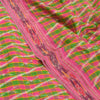 Sanskriti Vintage Pochampally Sarees Pink Hand Woven Ikat Pure Silk Sari Sustainable Fabric