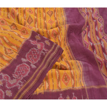 Load image into Gallery viewer, Sanskriti Vintage Patan Patola Sarees Hand Woven Ikat Pure Cotton Sari Fabric

