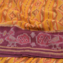 Load image into Gallery viewer, Sanskriti Vintage Patan Patola Sarees Hand Woven Ikat Pure Cotton Sari Fabric
