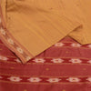 Sanskriti Vintage Saree Pochampally Hand Woven Ikat Pure Cotton Sari 5yd Sustainable Fabric